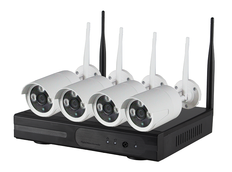 wifi security camera package with nvr.  no contract required.